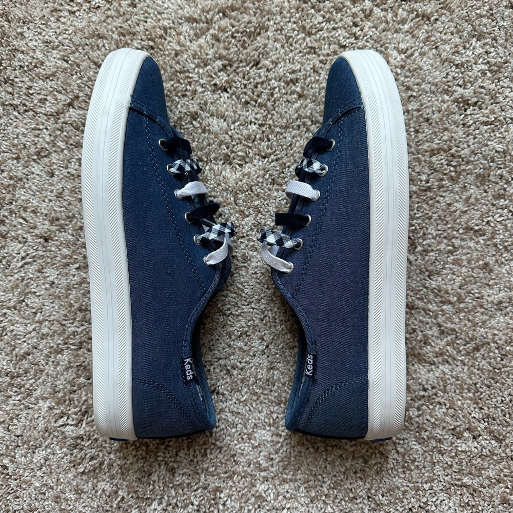 Draper James x Keds Kickstart Chambray Sneakers
